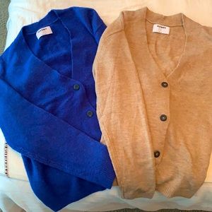 Old Navy v-neck cardigans